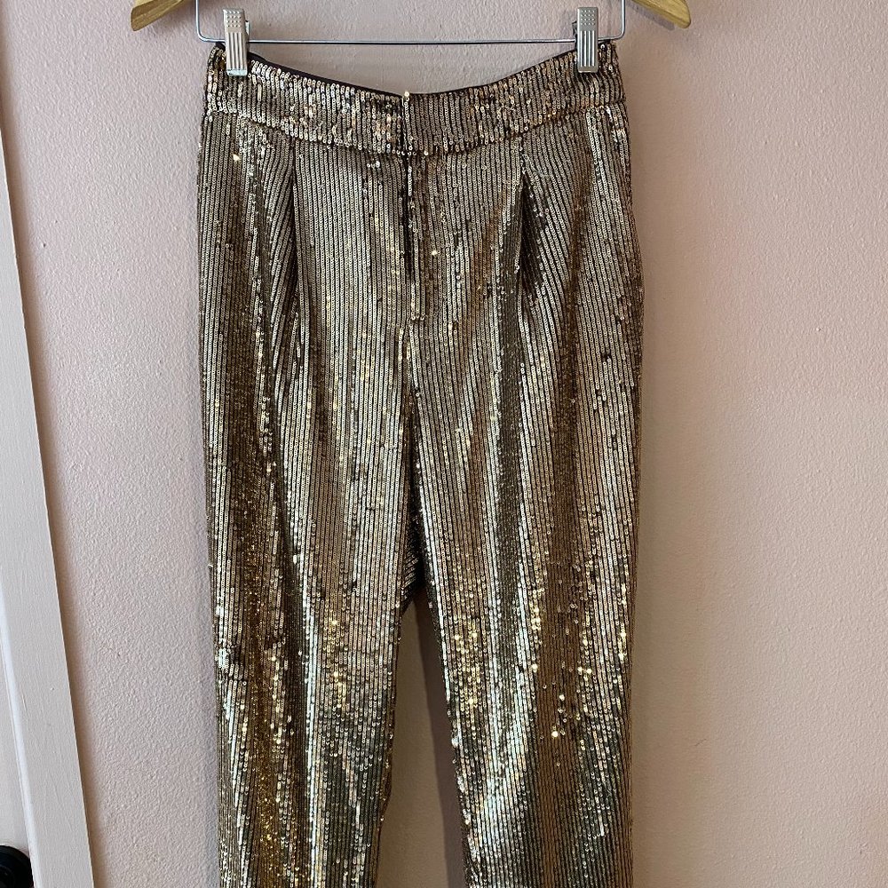 Banana Republic - Ulla Sequin Pants (Gold)